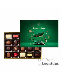 Premium Geschenkdoos Kerst (groen) 20pralines