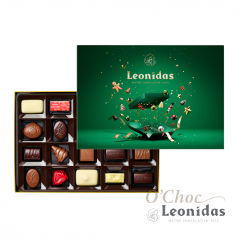 Premium Geschenkdoos Kerst (groen) 20pralines