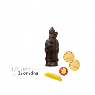 Sinterklaas 100g, marsepein 25g, 2 gouden munten, 1 pralineballetje