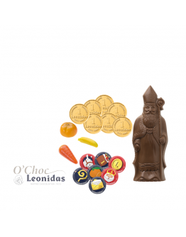 Sint 100G ,Marsepein 100G, 6 Sintballetjes ,4 Gouden Munten