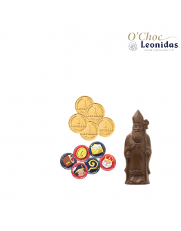 Sinterklaas 50g, 6 Sinterklaasballetjes, 5 muntjes