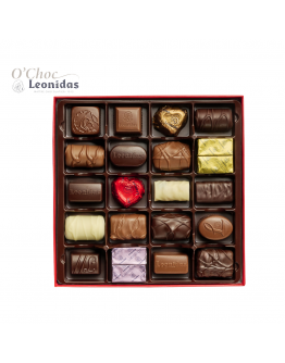Geschenkdoos Kerst (groen) 20 pralines