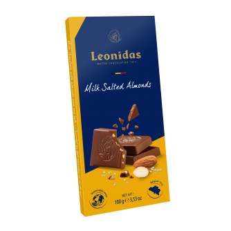 Tablet 100g Melk gezouten amandelen
