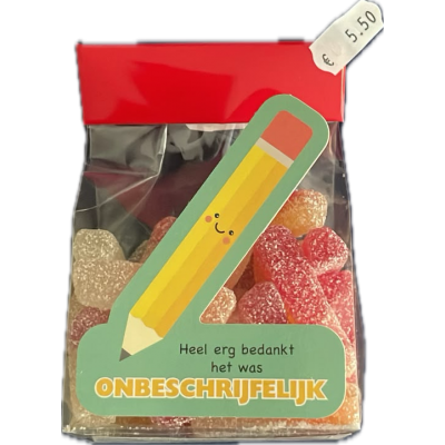Zakje zure snoep  Einde schooljaar