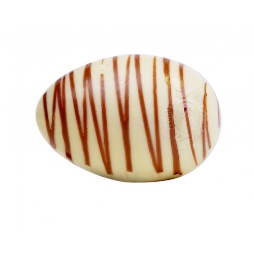 Paasei 50g Bicolor Witte Chocolade 