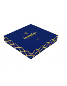Geschenkdoos vierkant Heritage blauw