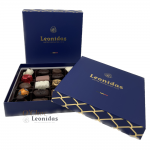 Geschenkdoos vierkant Heritage blauw