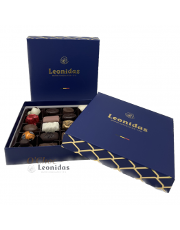 Geschenkdoos vierkant Heritage blauw