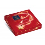 Geschenkdoos Kerst Rood 20 pralines traditioneel 