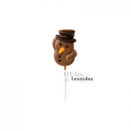 Leonidas Lolly Sneeuwman 35g Melk Chocolade Chocolade