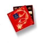 Geschenkdoos Kerst Rood 20 pralines traditioneel 