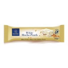 Reep 50g Wit Mokka Parels Chocolade